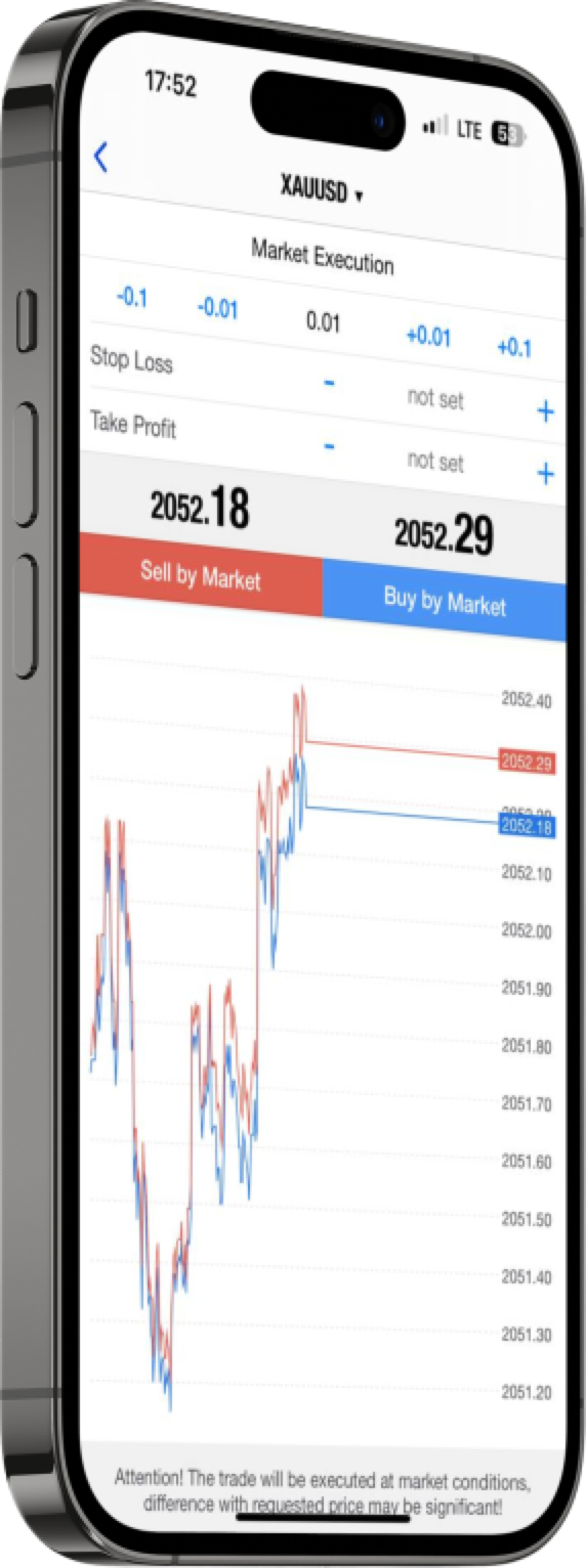 Mobile trading platform