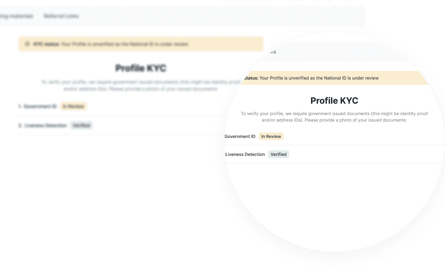 Verification step 2